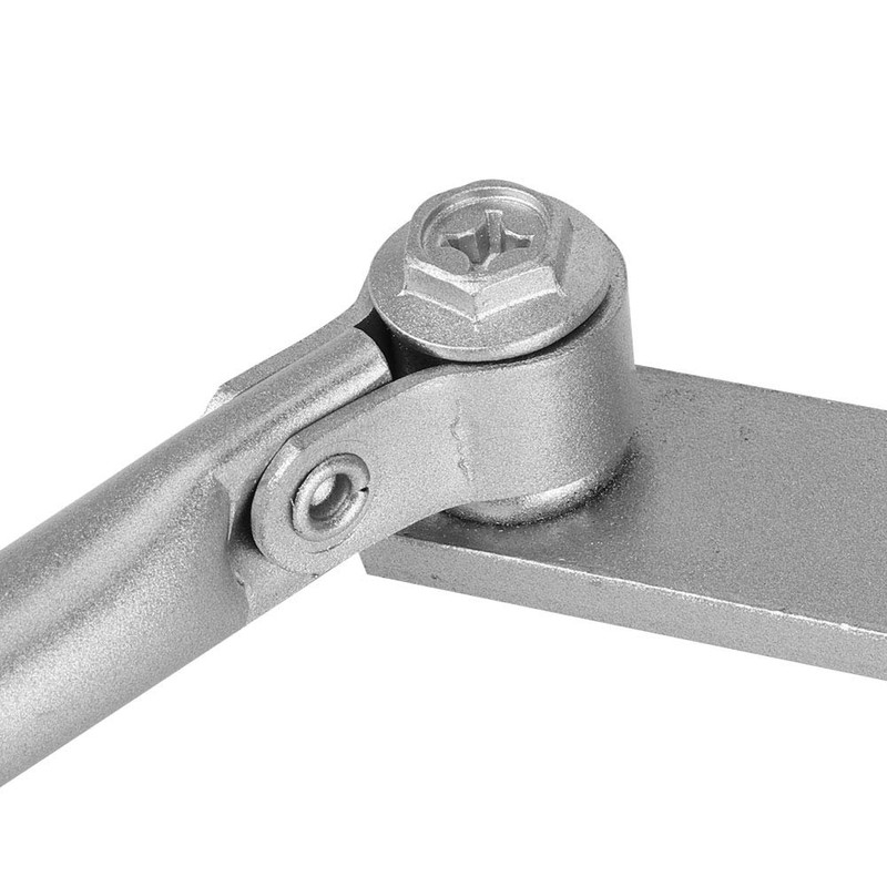 Adjustable Heavy Duty Silver Door Closer, Hold Open for 25-35kg