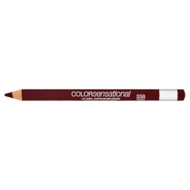 Maybelline New York Make-Up Lip Liner Colour Sensational Lips Contour Pencil Midnight Plum / Strong Dark Brown with Nourishing Effect, 1 x 2.5 g