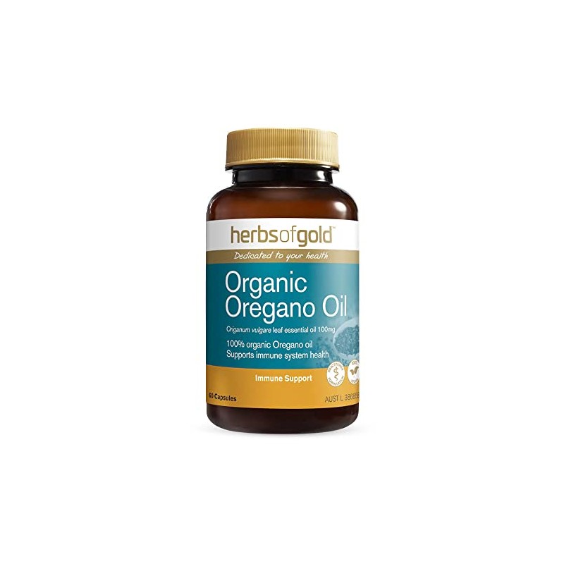 Herbs of Gold Organic Oregano Oil 60 Capsules