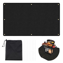 DOERDO DD Heat Shield 36''x60'' Fireproof Heat Shield for Grill Stove Wall Protector Fridge, BBQ Grill Mat Accessories Compatible with Blackstone