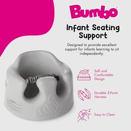 Bumbo - Asiento para suelo, color gris