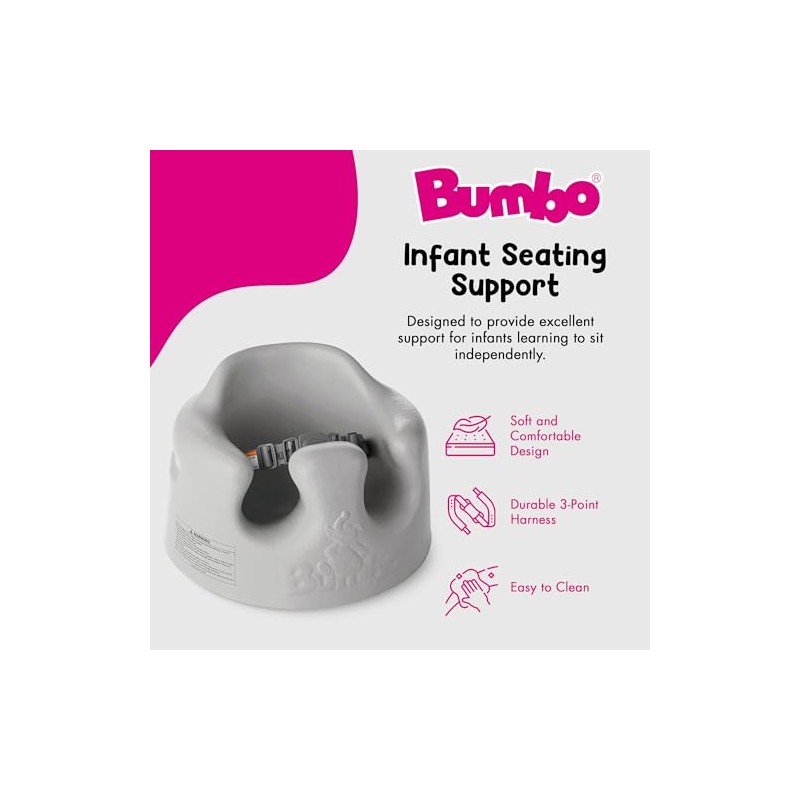 Bumbo - Asiento para suelo, color gris