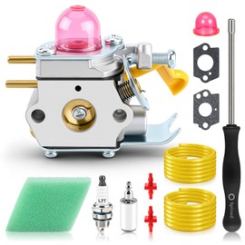 Ruixing OEM SST25 Carburetor for Poulan Weedeater Featherlite Trimmer Parts FL20 FL26 TE475 P1500 XT260 FX26 FX26S FX26SC, Replace# C1U-W18 545081807