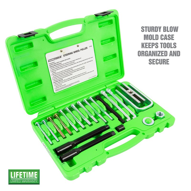 OEMTOOLS 37182 Steering Wheel Puller Set for All Major Makes