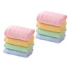 SAFIGLE 8Pcs Soft Absorbent Face Towels Thick Washcloths for Boy