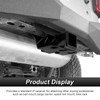 ROMELACK 2" Receiver Rear Trailer Hitch Heavy-Duty Steel Compatible with