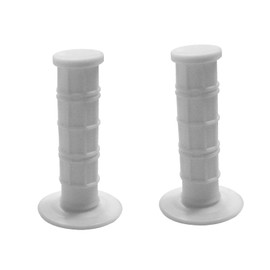 GWH Universal Motorcycle Handle bar Handlebar Grip 7/8" 22MM Handlebar Grips Dirt Pit Bike for CRF150F CRF230F CRF250F CRF250R CRF450F CRF 150F 230F 250F 250X 450F 450R Motorbike (White)