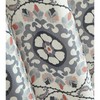 Pure Bath Contemporary Grey Medallion Printed 72"x72" Shower Curtain