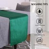 WAITER TREE Table Runner Washable Velvet Luxury Green Table Runner