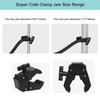 Gooseneck Microphone Stand, 19.69" Flexible Adjustable Arm with Super Crab