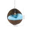 POPETPOP Hamster Hammock Cute Soft Coconut Shell Sleeping Nest with