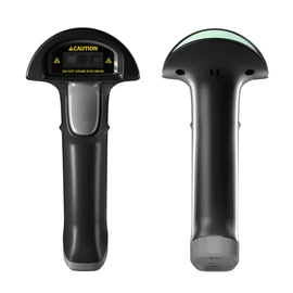 Wireless 2D 1D Barcode Scanner BT+2.4G+USB Wired Connection High Speed Scanning Wireless Charging Stand and OLED Display for Paper and Screen Codes Reader Compatible with Windows Android Linux Mac System for Supermarket Retail Library Logistics Warehouse