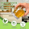 BIGIVACA 8 oz Mason Jars with Lids, 24 Pack Half