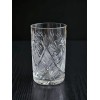 Neman Russian Vintage Crystal Tea Glass 8.5oz with Metal Holder