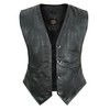 STOREJEES Leather Biker Jacket Women | Black, 3X-Large Vest