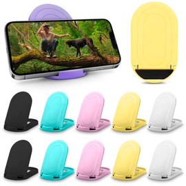 12Pcs Portable Phone Stand for Desk Cute - 4 to 7.9" Portable Tablet Holder Cell Phone Stand for Desk Phone Accessories Foldable Tablet Stand - Cell Phone Tablets Stands Cell Phone Holder Desk