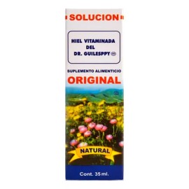 Hiel Vitaminada Dr. Guilesppy. Gotero Con 35 Mililitros. Sabor Sin Sabor
