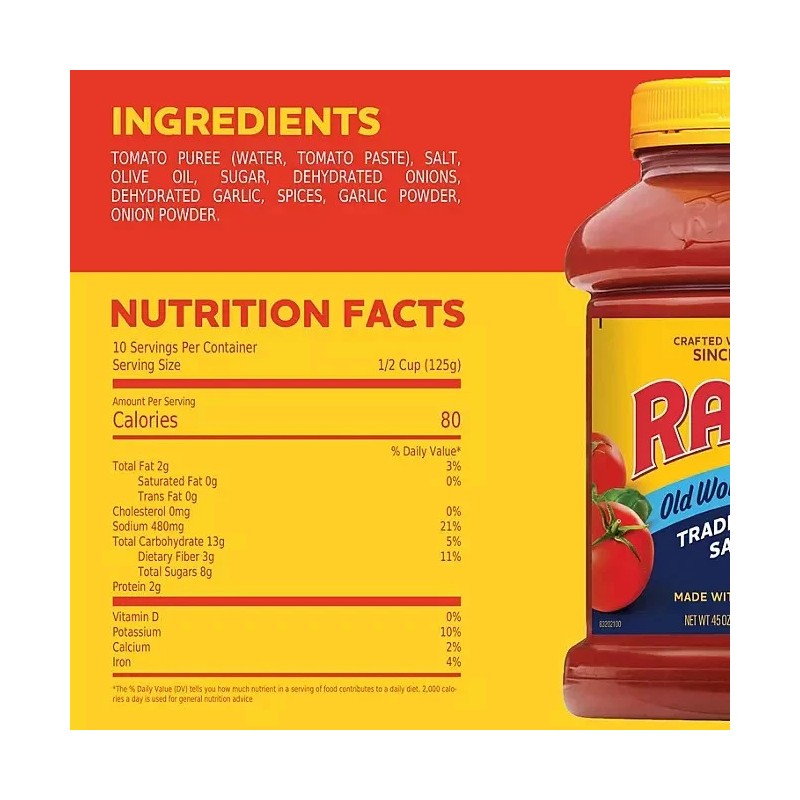 Ragu Old World Style Traditional Pasta Sauce (45 oz., 3