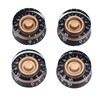 4PCS Electric Guitar Bass Knobs Potentiometer Knob Caps for Volume
