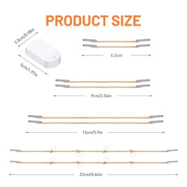 Bettinay 68 Pcs Face Lift Tape Invisible Set, 60 Transparent Skin Tapes 8 Lifting Rope for Sagging Skin Tightening Everyone