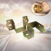Bed Rail Brackets, Metal Bracket Bed Hinge, 40 mm Square