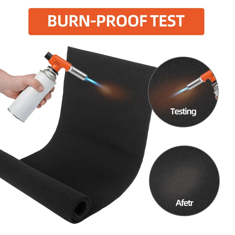 UCandy 2 Pack Carbon Felt Fireproof Welding Blanket, 12" X