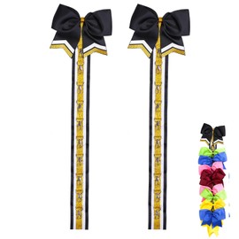 Hipcheer Handmade Cheer Bows Holder, Wall Hanger for Cheerleading Teen Girls High School College Sports