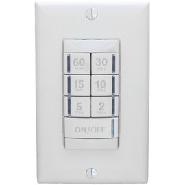Sensor Switch PTS 60 WH Programmable (Interval) Timer Switch Line Voltage, White