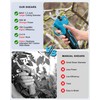 POANES 21V Cordless Electric Pruning Shears, Adjustable Cutting Diameter 0.8-1.2