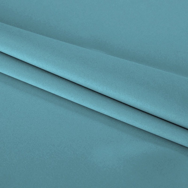 Turquoize Solid Blackout Valance, Short Curtains, Scalloped Window Treatment, Aqua,