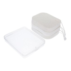 Baluue 2 Sets Portable Facial Sponges Gentle Face Exfoliating Scrub for Daily Cleaning Reusable Face Washer