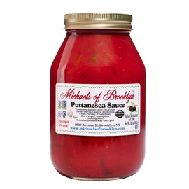 Michael's of Brooklyn Pasta Sauce, Putanesca gluten free, 32 oz