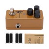 Overdrive Effect Pedal Earthy Yellow Metal Guitar Accessories with Gold