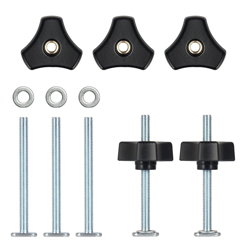 Toolcool M8 T Track Bolts Knob Kit 4 Inch T