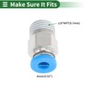 TUCKBOLD Push to Connect Air Fittings 5/32" Male Thread Air