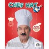 Bristol Novelty BH135 Chef Hat, Unisex-Adult, White, One Size