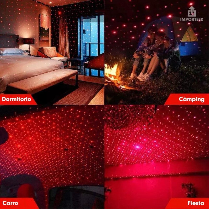 Importeek Mini Lampara Proyector Usb Luz Led Flexible Portatil Noche