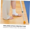FOMIYES Sets Walking Pad Crutch Cushion Non-skid Pad Decorative Cane