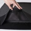 P Pothuiny Black Satin Pillowcase King Size Set of 2,