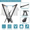 JAUREE 95 Inches Clothes Drying Rack, Drying Rack Clothing Folding