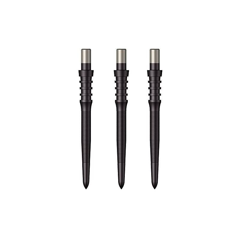 MISSION DARTS Mission Darts Sniper Points - Micro Grip- Black