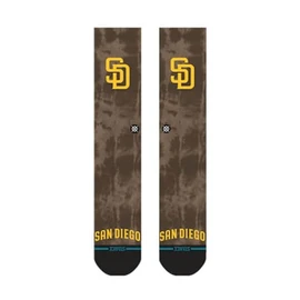 Stance 01003 PADRES DYE BROWN Socks, BROWN (01003), L
