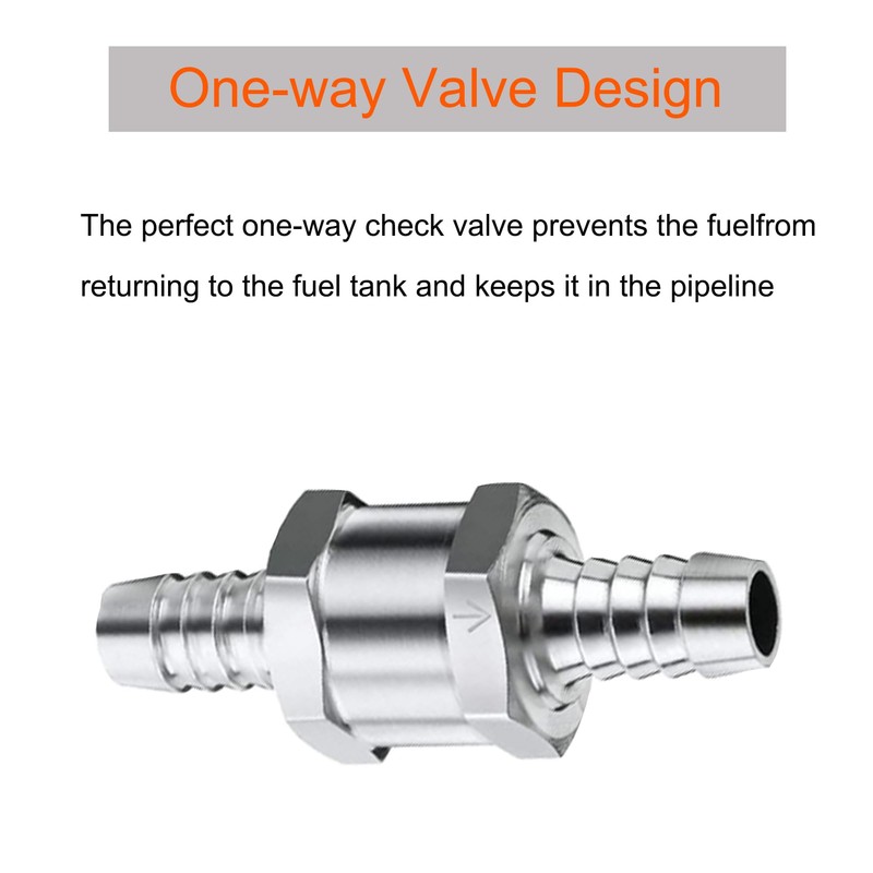 HISports Aluminium Fuel Check Valve for Car Carburettor Low Pressure