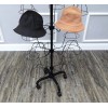 FixtureDisplays 6-Tier Hat Rotating Hat Display Standing Headwear Wig Cap