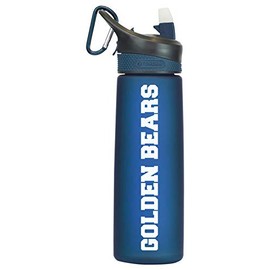 Concordia University St Paul Tritan Plastic Frosted Sport Water Bottle, Design-1 - Navy