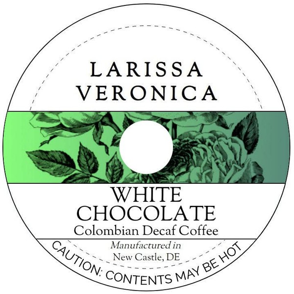 White Chocolate Colombian Decaf Coffee (Single Serve K-Cup Pods) (Gourmet,