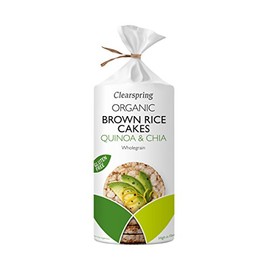 Clearspring Qunioa & Chia Reiskuchen, 120 g, 6 Stück