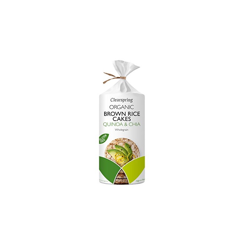 Clearspring Qunioa & Chia Reiskuchen, 120 g, 6 Stück