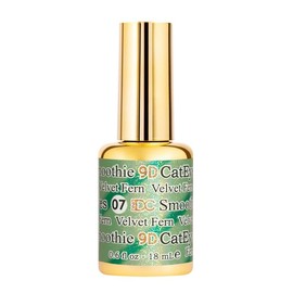 DND DC 9D Cat Eye Gel Polish DND 9D Cat Eye Smoothie, Unicorn, Creamy Collection (#07 - Velvet Fern, 0.6 OZ)