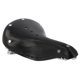 Gusti Angelo D. Leather Saddle Vintage Retro Saddle with Suspension Bicycle City Bike Brown Genuine Leather